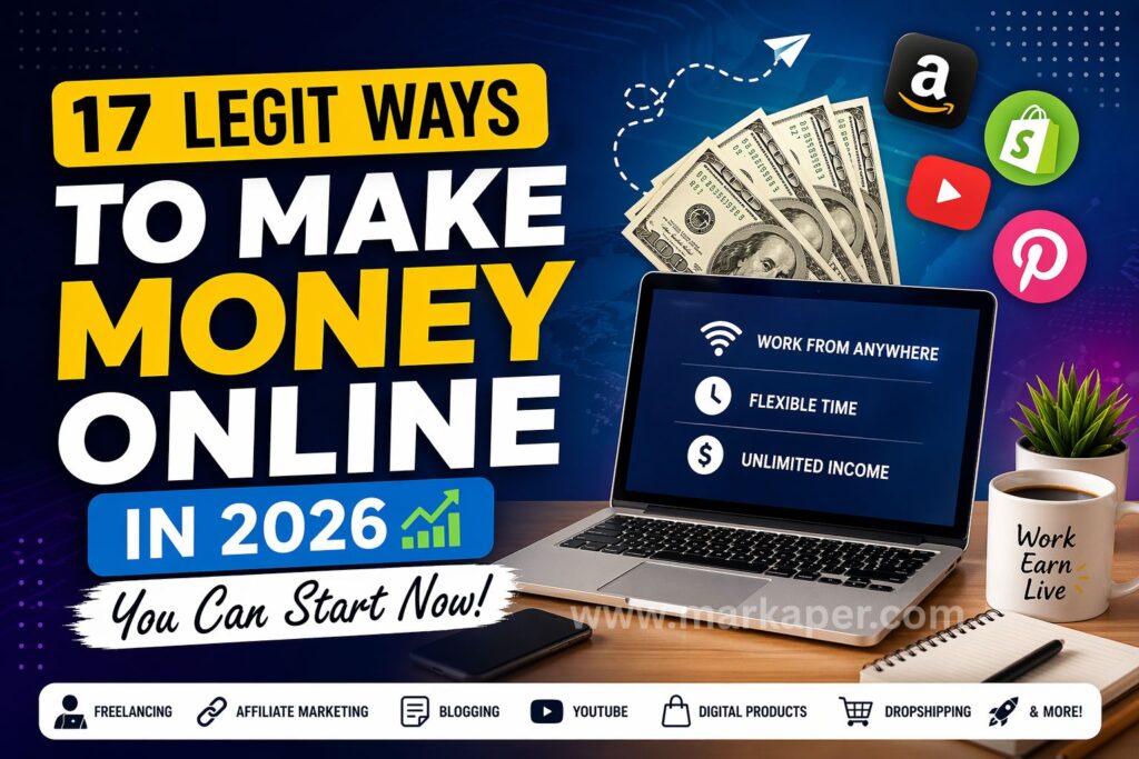 17 Legit Ways to Make Money Online in 2026 You Can Start Now