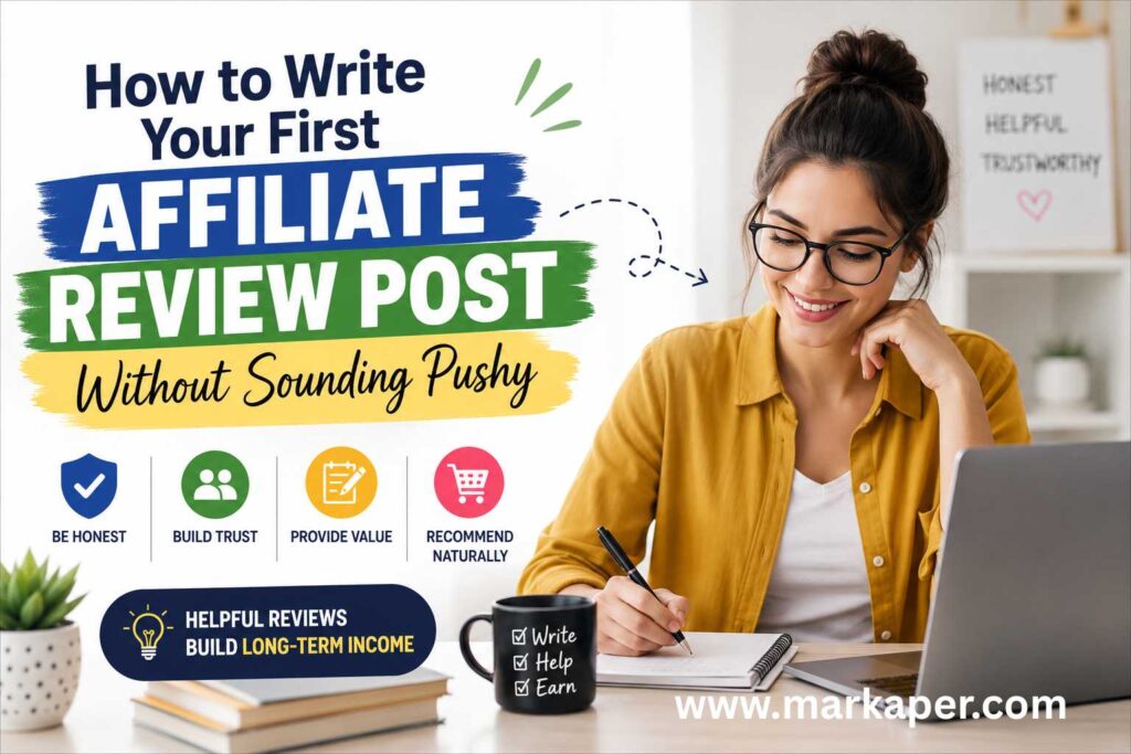 How to Write Your First Affiliate Review Post Without Sounding Pushy