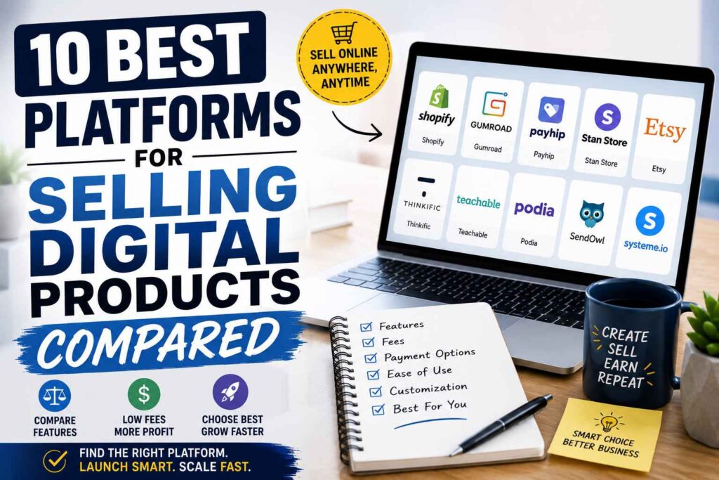 10 Best Platforms for Selling Digital Products Compared