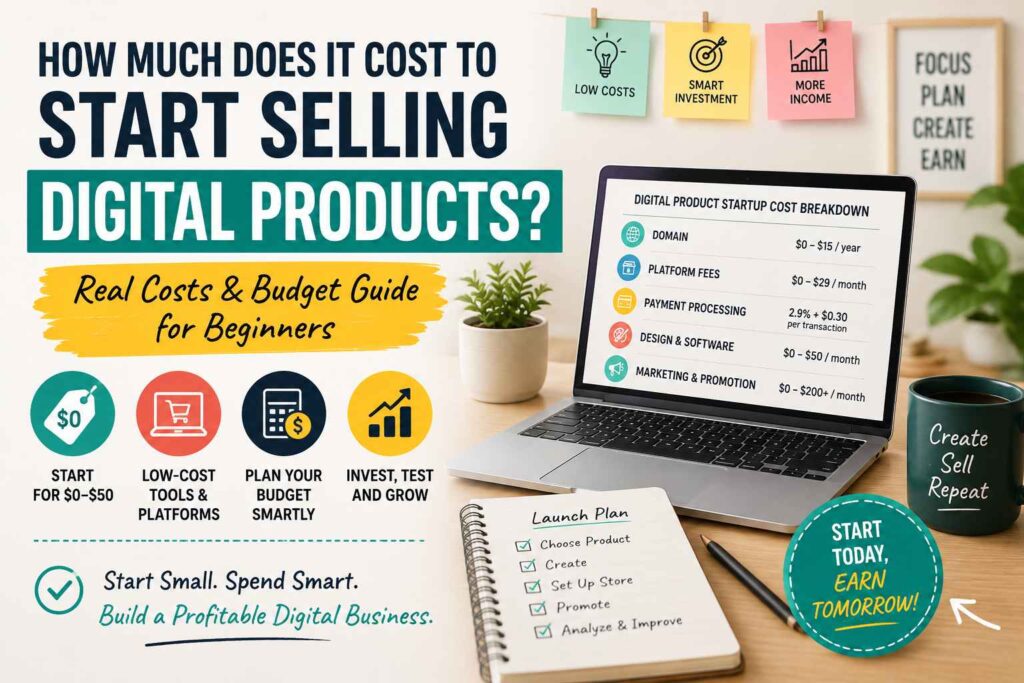 How Much Money Do You Need to Start Selling Digital Products?