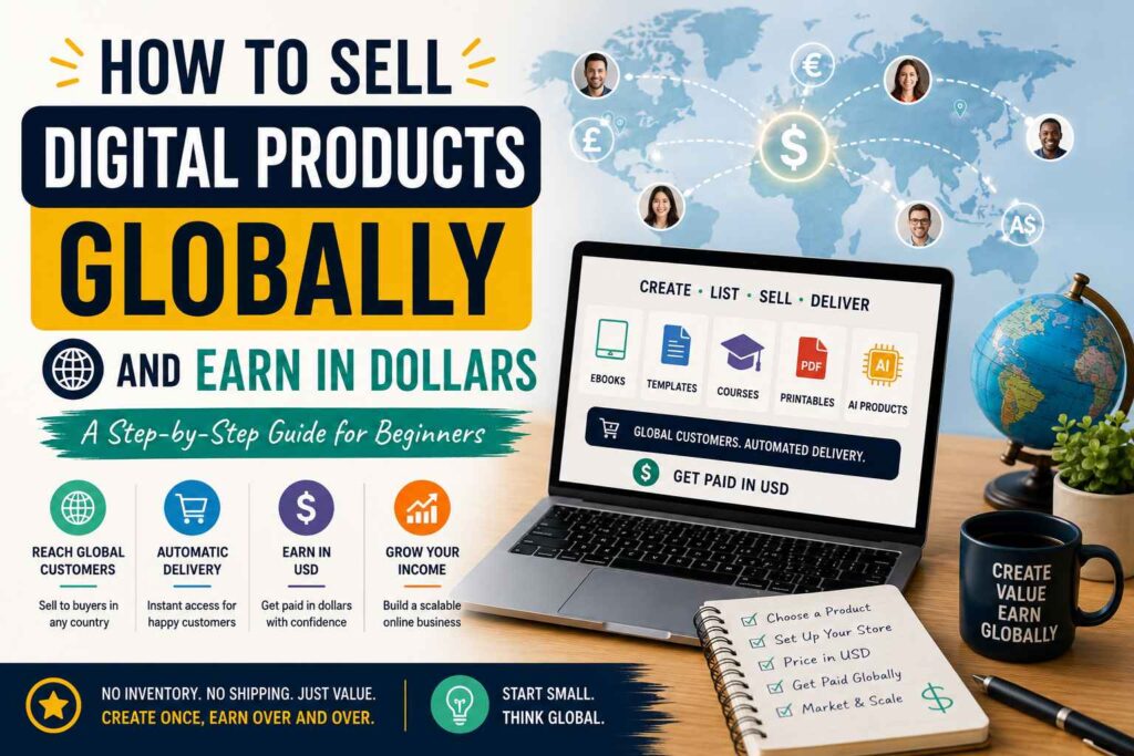 How to Sell Digital Products Globally and Earn in USD