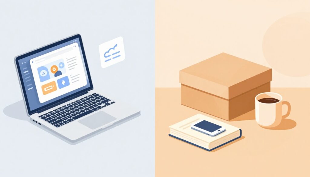 digital products vs physical products